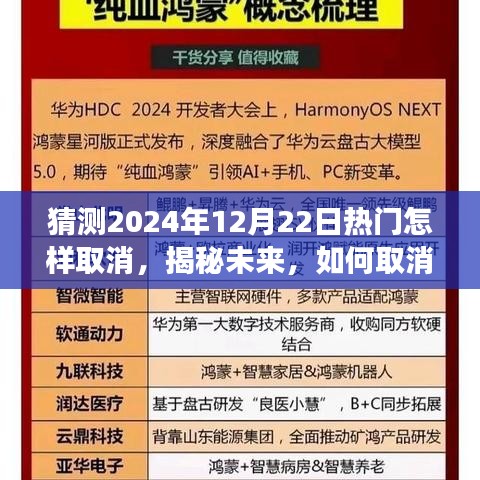 揭秘未来趋势，如何取消热门活动的演变趋势——以2024年为例的探讨与猜测​​​​