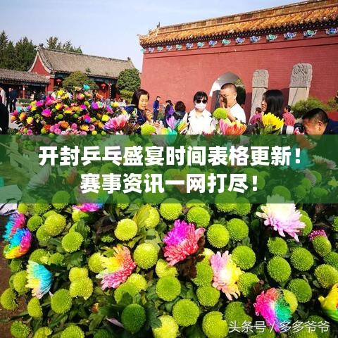 开封乒乓盛宴时间表格更新！赛事资讯一网打尽！