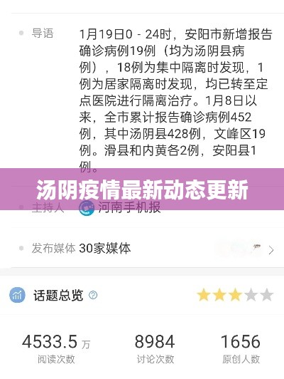 汤阴疫情最新动态更新