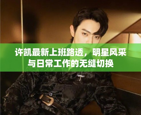许凯最新上班路透，明星风采与日常工作的无缝切换