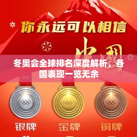 冬奥会全球排名深度解析，各国表现一览无余