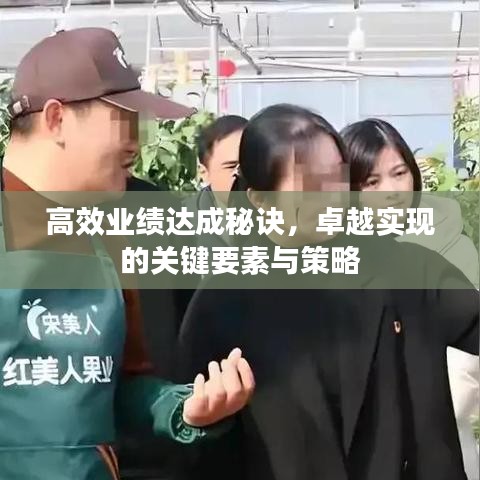 高效业绩达成秘诀，卓越实现的关键要素与策略