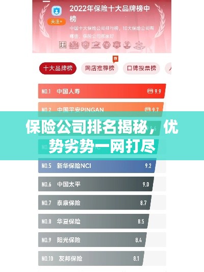 保险公司排名揭秘，优势劣势一网打尽