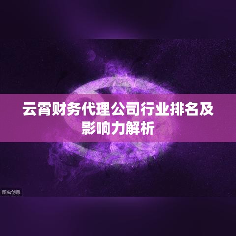 云霄财务代理公司行业排名及影响力解析