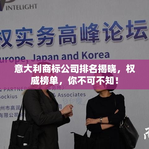 意大利商标公司排名揭晓，权威榜单，你不可不知！