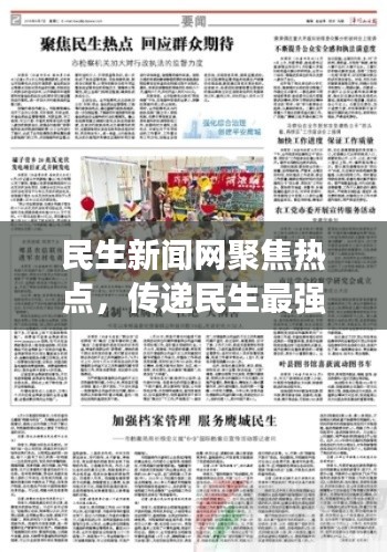 民生新闻网聚焦热点，传递民生最强音头条文章