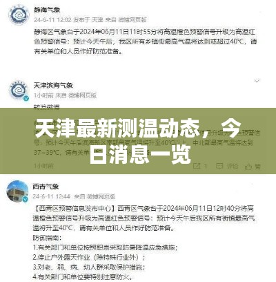 天津最新测温动态，今日消息一览