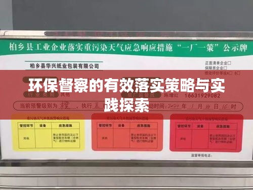 环保督察的有效落实策略与实践探索