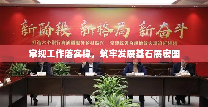 常规工作落实稳，筑牢发展基石展宏图