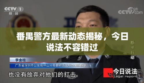 番禺警方最新动态揭秘，今日说法不容错过