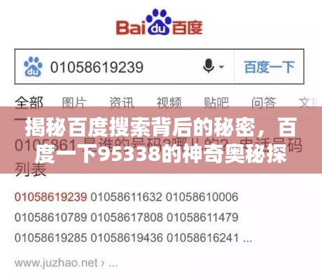 揭秘百度搜索背后的秘密，百度一下95338的神奇奥秘探索